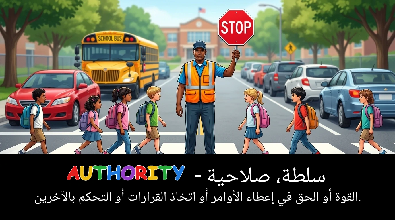 Arabic Illustration for authority